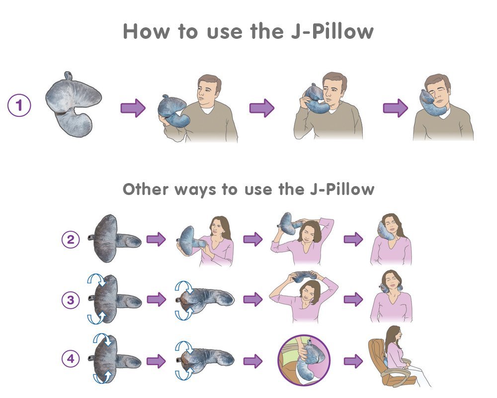J-pillow almohada de viajes