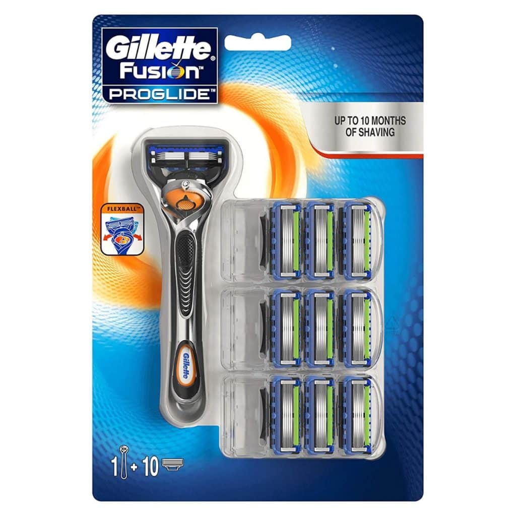 La mejor maquinilla de afeitar para llevar de viaje: Gillette Fusion ProGlide