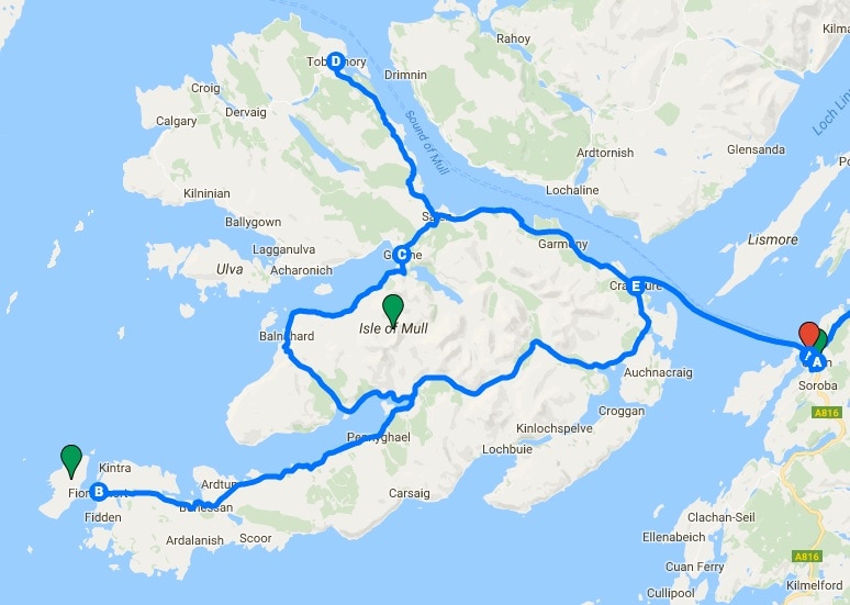 Oban: Excursión a la Isla de Mull