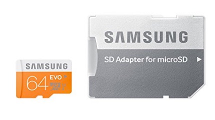 Samsung Evo MB-MP64DA/EU - Tarjeta de memoria micro SDXC de 64 GB