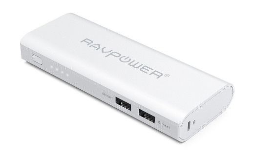 RAVPower RP-PB07 - Batería externa con tecnología iSmart (10400mAh, 3.5A, Dual USB)