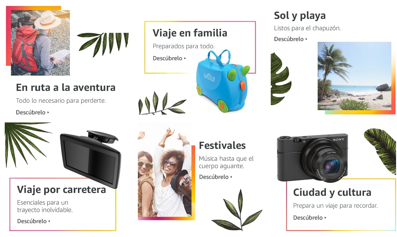 Es el mes del viaje en Amazon España