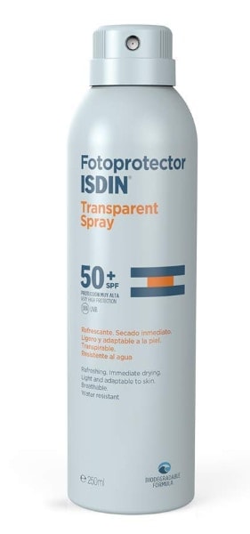 Un buen protector solar 50+: Spray Isdin 50+ 200 ml