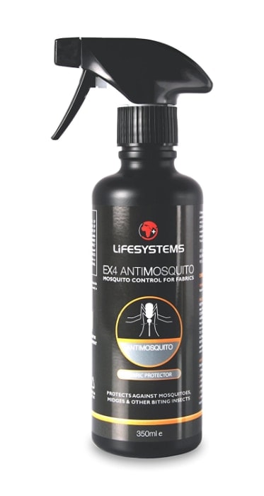 Lifesystems Ex4 Permethrin - Repelente de mosquitos a base de crema Permethrin, 350 ml