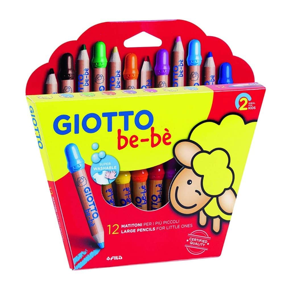 Giotto be-bè 466500 - Estuche 12 súper lápices de colores 