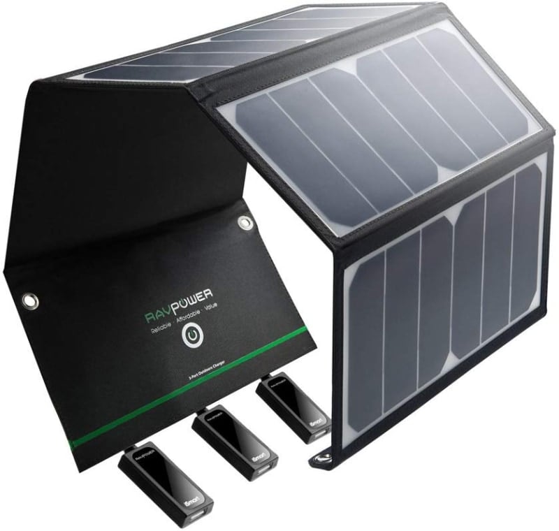 RAVPower Cargador Panel Solar 24W