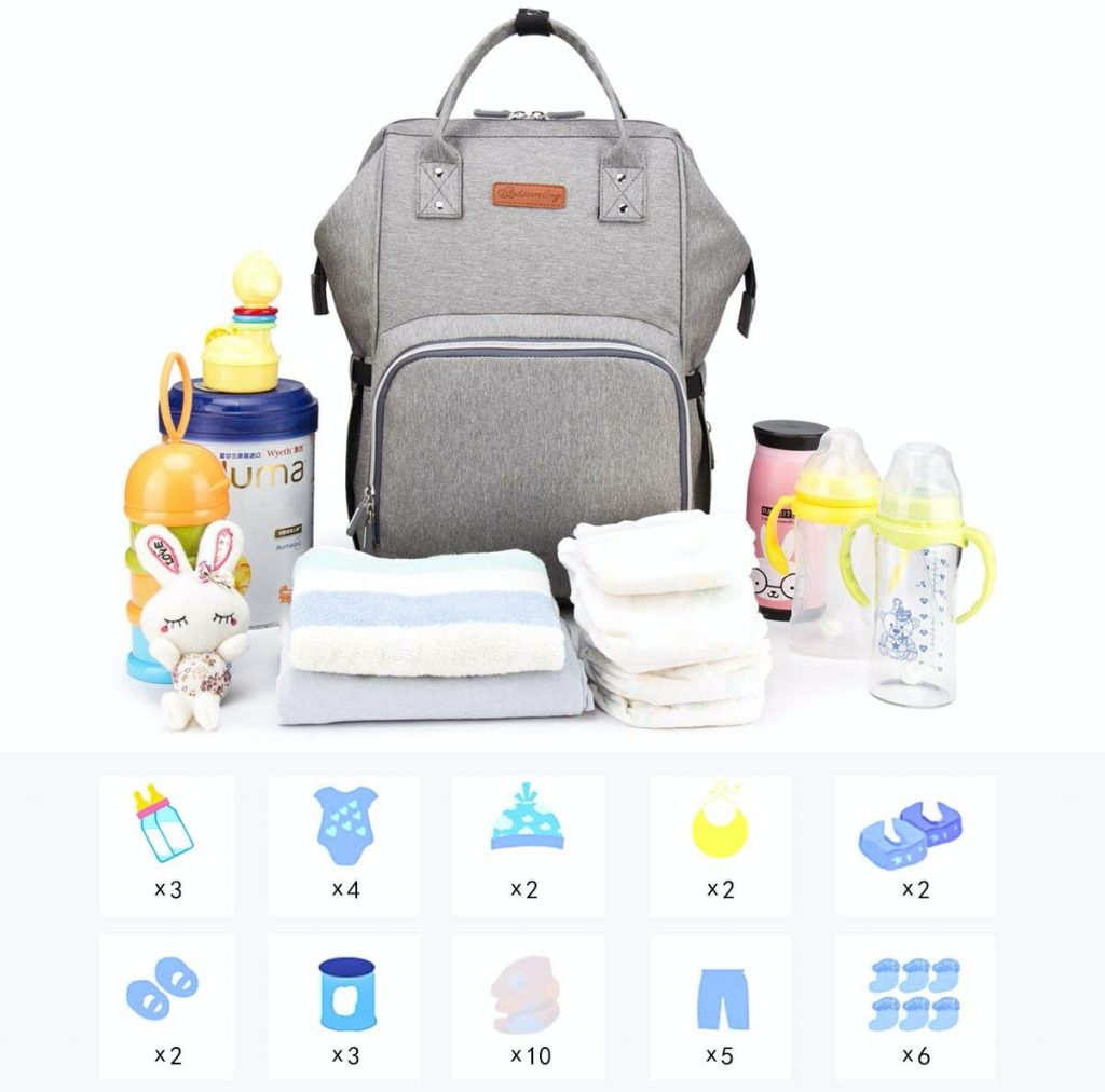 ¿Alguna bolsa de viaje para llevar las cosas de tu bebé recomendada? La mochila de Dinoka