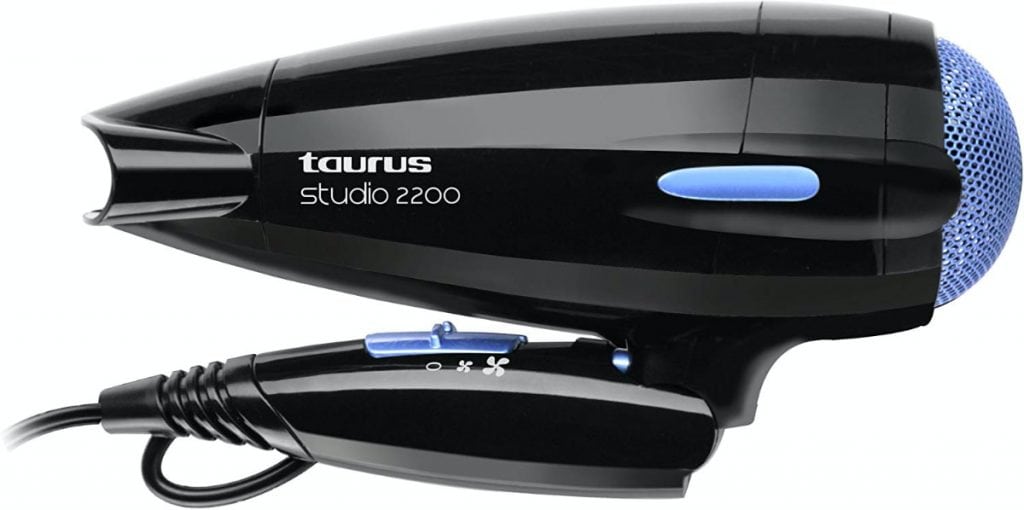 Taurus Studio 2200 - Secador de pelo con mango plegable